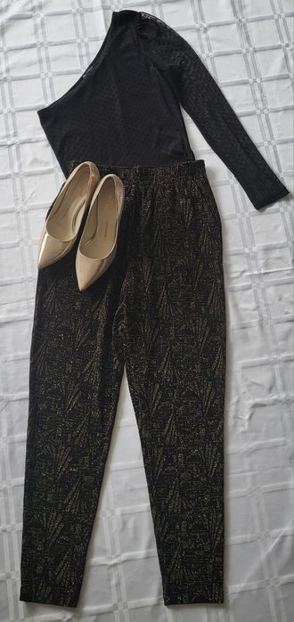 Spodnie Damskie Wieczorowe Monki r.34/36