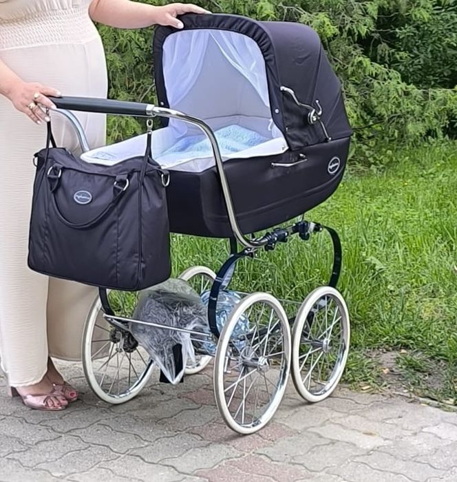 Wózek dziecięcy granatowy