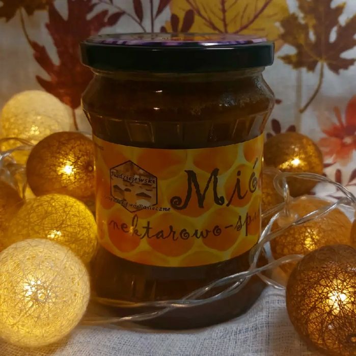 Miód pszeli z domowej pasieki, 650g/słoik