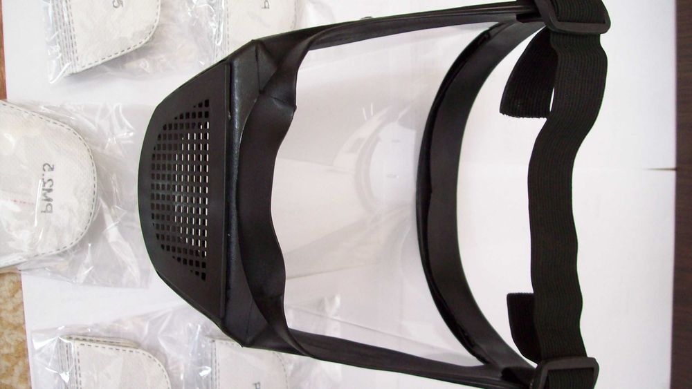 Pyłoszczelna, odporna na uderzenia maska ochronna twarzy