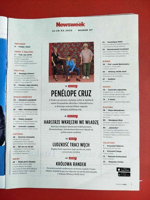 Newsweek 7/2022, 14-20 lutego 2022