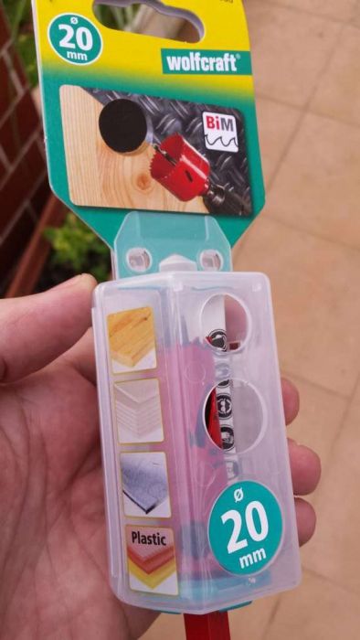 Broca cranenana metal/madeira 20mm