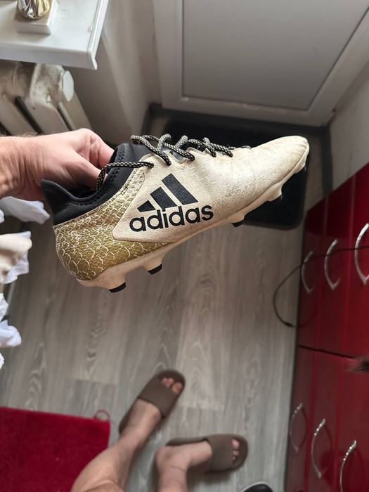 Футбольні бутси adidas X 17.3 FG "Tactile Gold" розмір 44,5