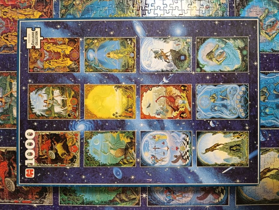 Колекційний вінтажний пазл на 1000 елементів 12 Знаків Зодіаку