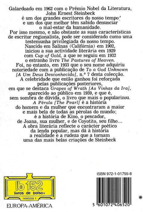 A Pérola, de John Steinbeck