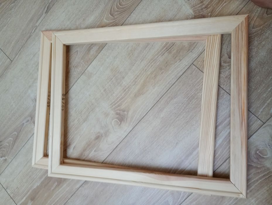 Ramka drewniana na obraz 50x40 surowa