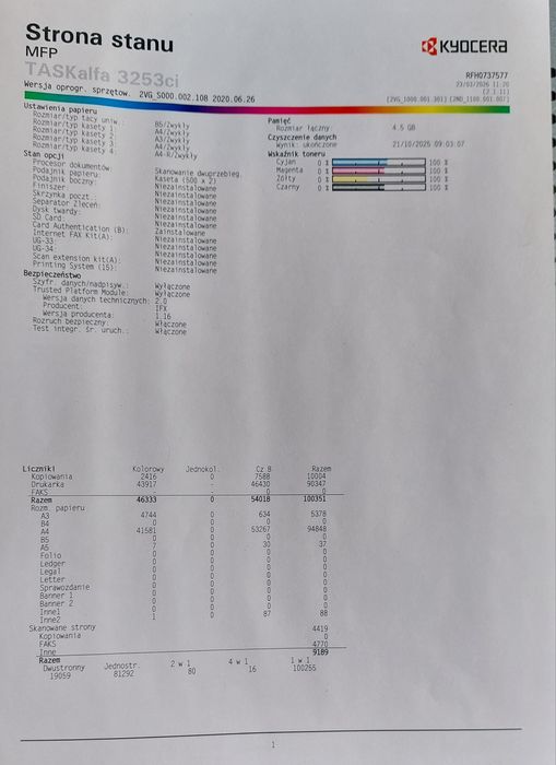KYOCERA TASKALFA  3253ci / 4053ci