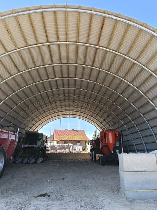 Hala łukowa 14.5 x 30m wiata garaż magazyn obora  kurnik