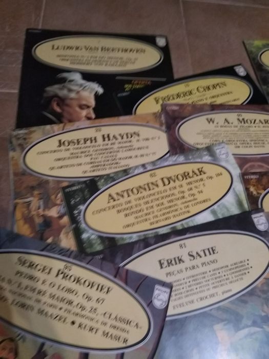 Enciclopédia Salvat - Grandes Compositores (discos de vinil)