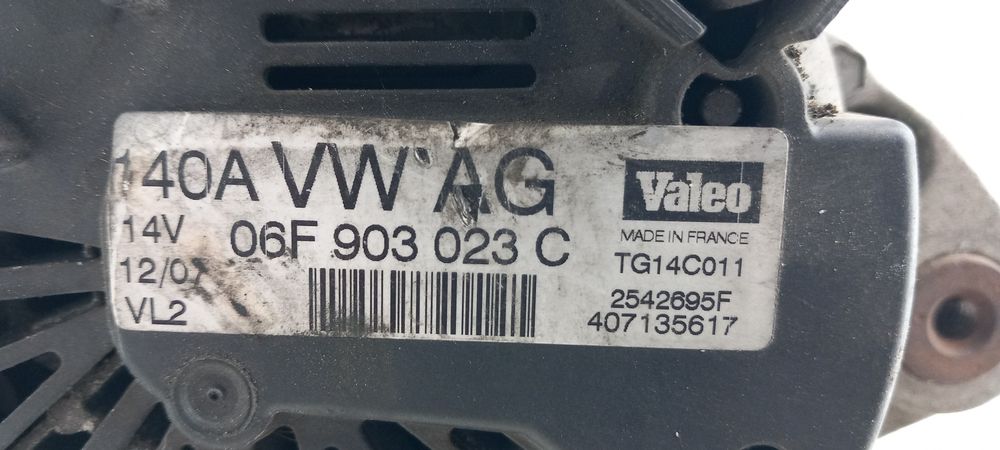 Alternador AUDI A3 (8P1)