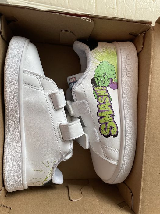 Дитячі кеди білі Adidas, адідас 23р