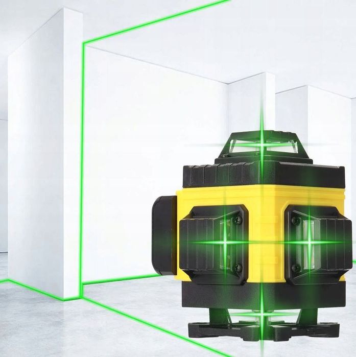 POZIOMICA LASEROWA 4D NOWA Laser Krzyżowy Samopoziomująca + Statyw