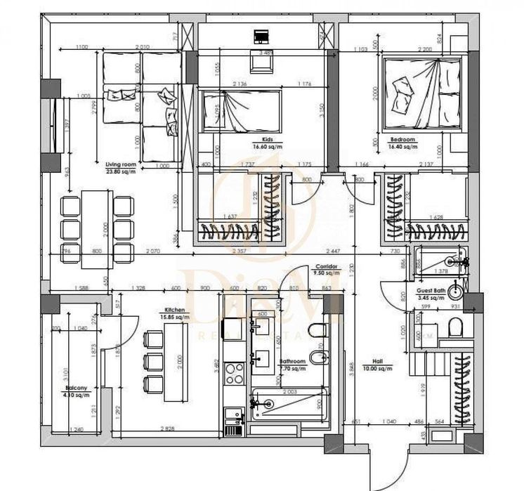 3-кімнатна квартира за адресою вул. Антоновича (площа 105 м²) - Atlanta.ua - фото 19