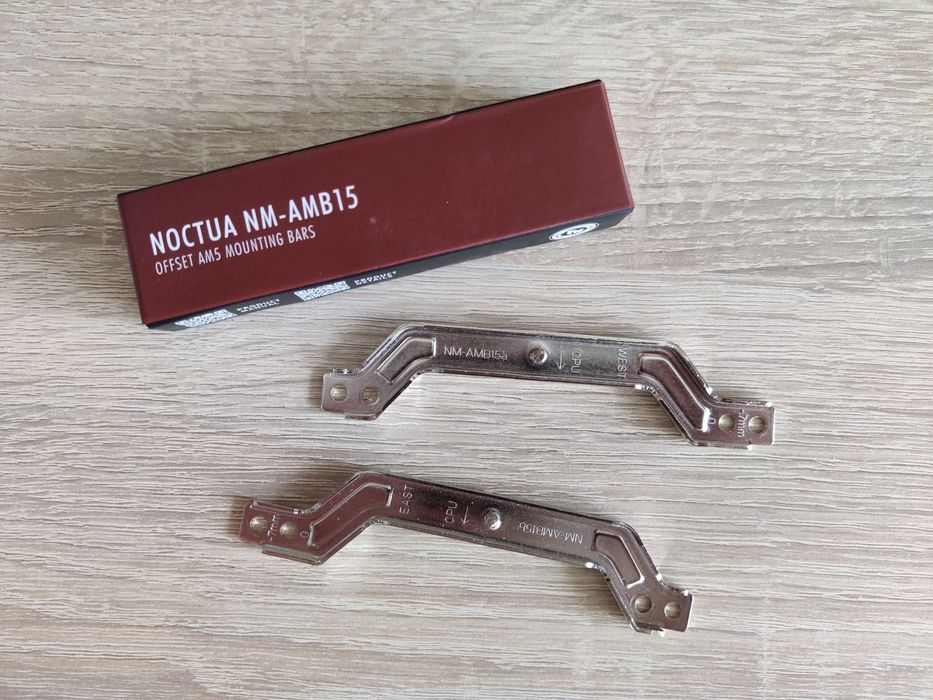 Noctua NM-AMB15 Offset Mounting Bridges Silver