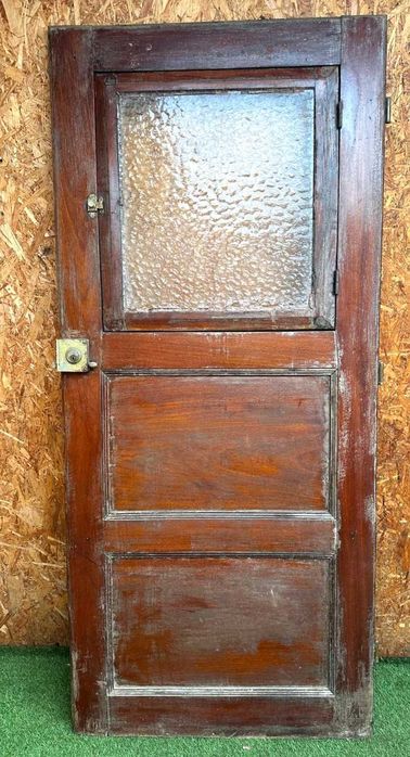 porta antiga de exterior com postigo 210X93 cm