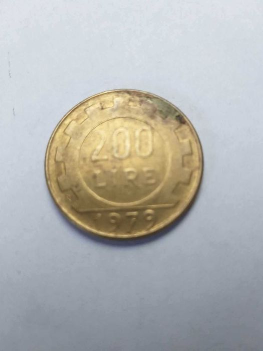Moeda de 200 Liras de 1979