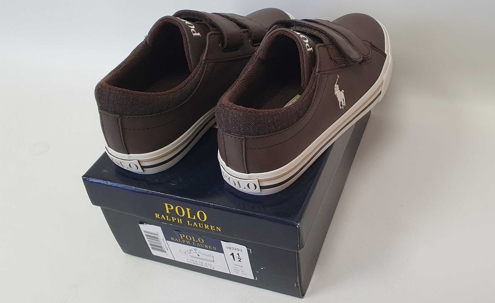 Нові Дитячі Кеди "Polo Ralph Lauren" - Chocolate