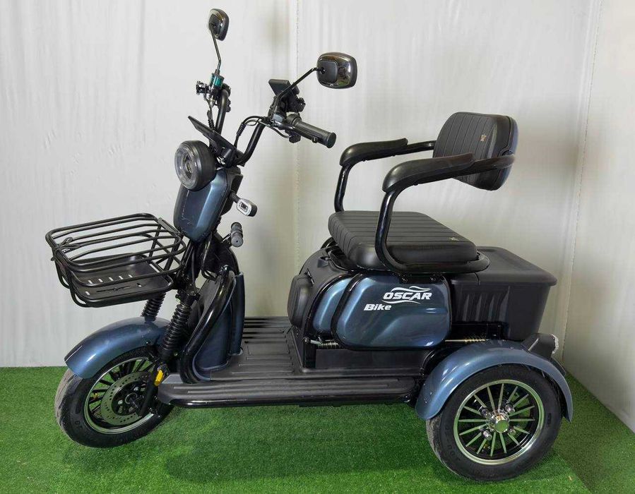 Електротрицикл  Электротрицикл Oscar Bike 1200W (2026) Скутер 3 колеса