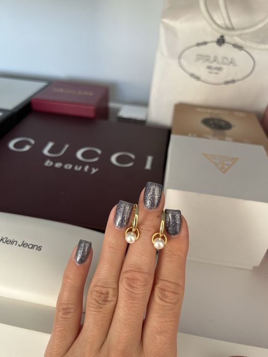 Kolczyki srebro 925 pozłacane