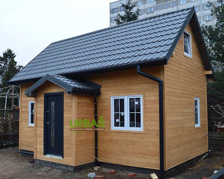 Dom drewniany całoroczny 5 x 7 m - PRODUCENT. Na wymiar.