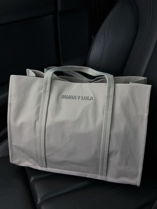 Жіноча сумка  BIMBA Y LOLA шопер бімба і лола беж чорний