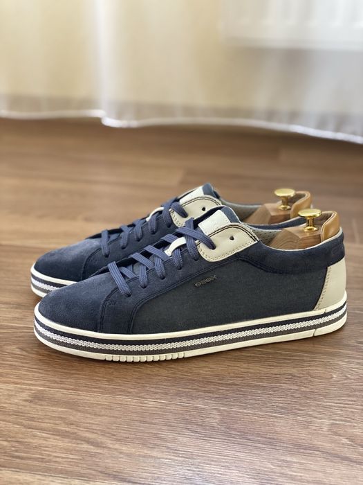Чоловічі туфлі кросівки geox respira розмір 42-43