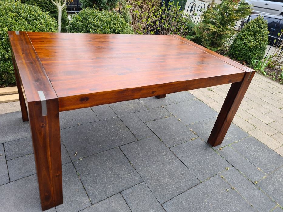 Drewniany stół w kolonialnym stylu 190x99x77