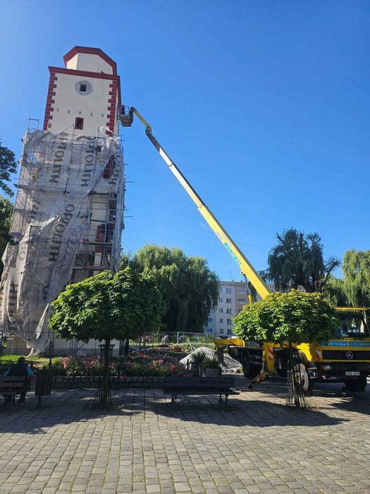 Wumag WT320 Podnośnik Koszowy Zwyżka 32m Na Bok 21m Mercedes 1520Super Stan