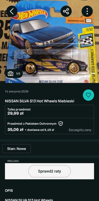 Modele ze zdjęć Hot wheels
