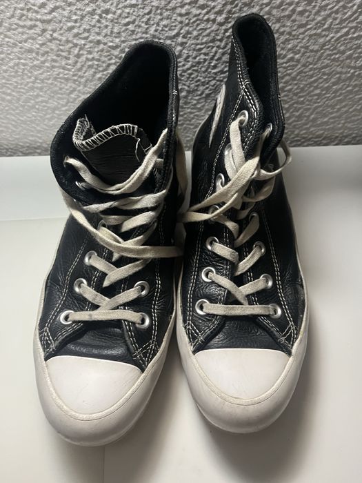 All Star Converse Plataforma Preta 38