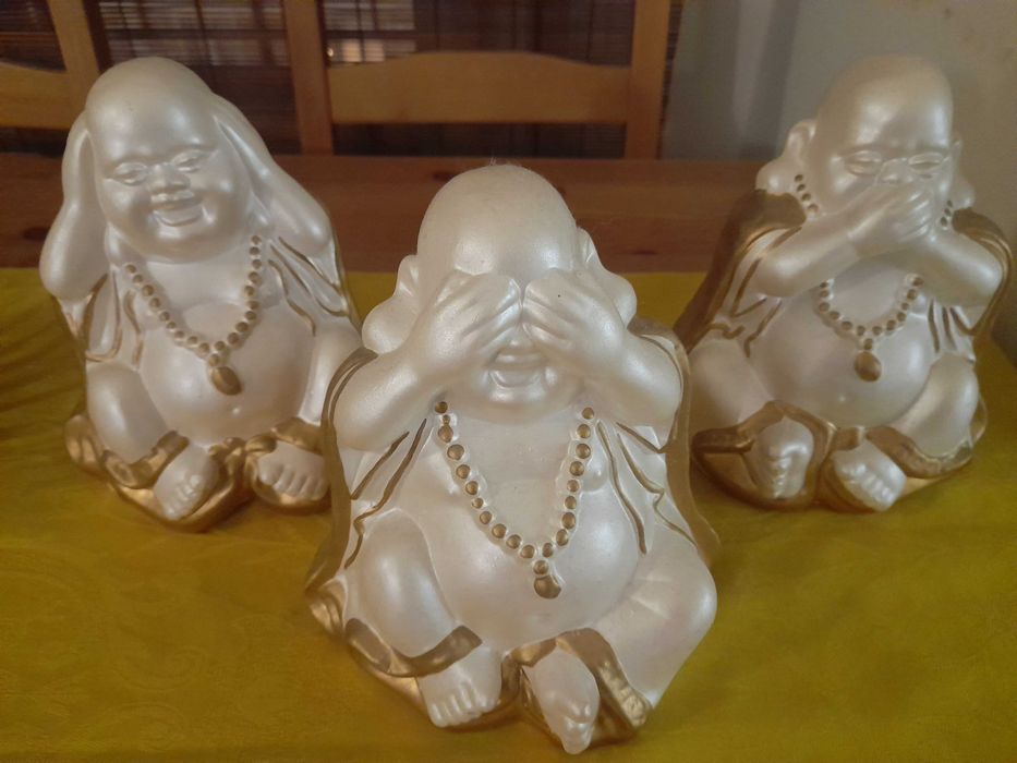 15€ QUEM VIER BUSCAR HOJE.  Budas da sorte " Nao ouças, nao vejas