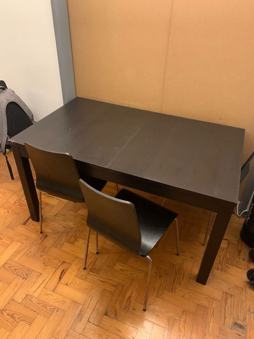 Mesa de refeição extensora