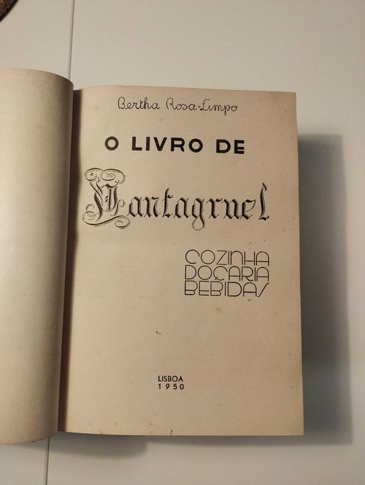 O Livro de Pantagruel - edição de 1950