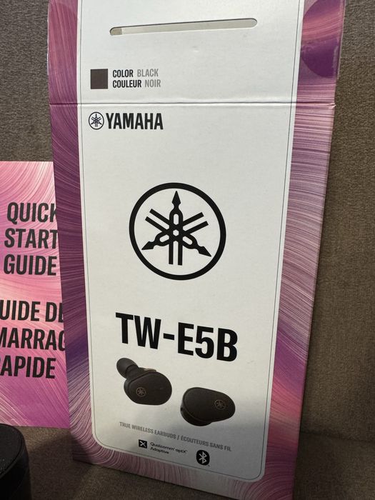 Słuchawki bezprzewodowe douszne Yamaha TW-E5B czarne