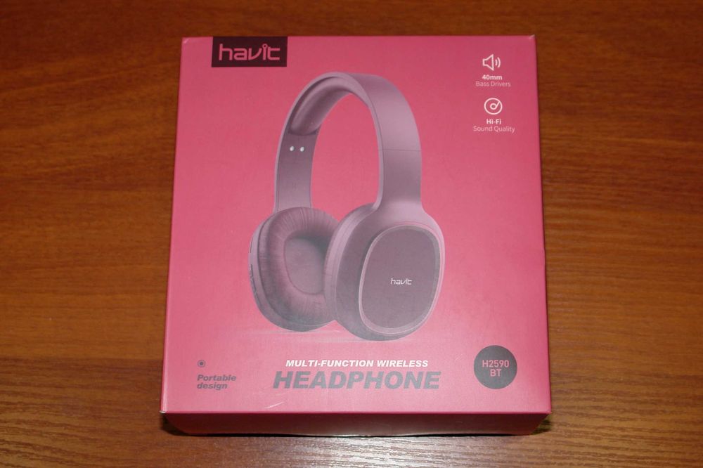 Беспроводные наушники с микрофоном JBL Tune 500BT Blue. HAVIT H2590BT.