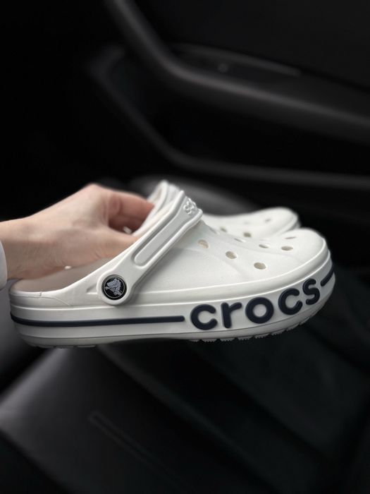 РОЗПРОДАЖ Crocs Bayaband Clog Коркси Сабо унісекс білі