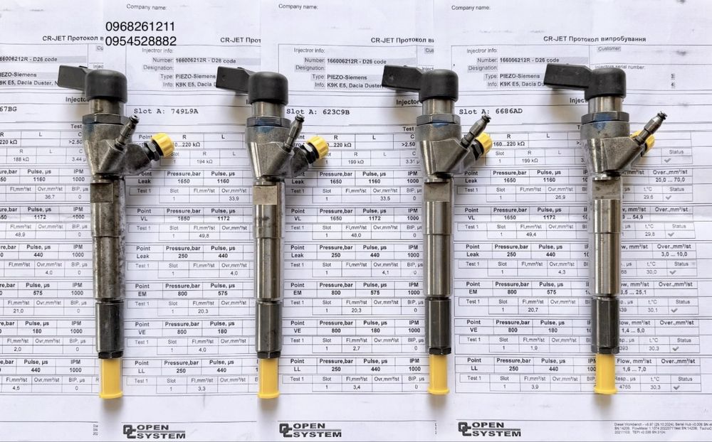 Форсунка H8201100113, 166006212R Меган Сценік Кенго Жук Кашкай 1.5DCI