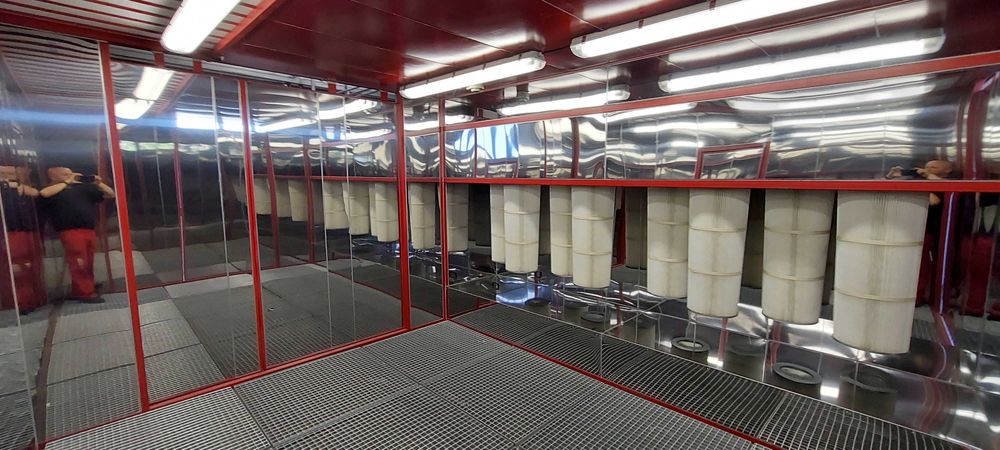 Piec olejowy gazowy kabina lakiernicza malarska producent lakiernia