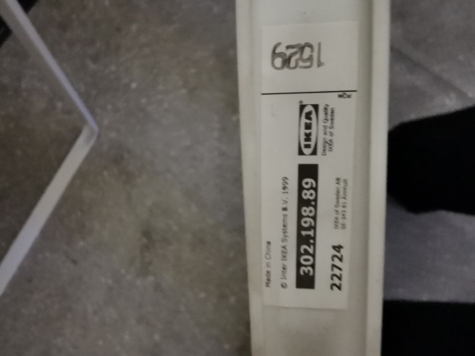 Karnisz biały rozsuwana ikea