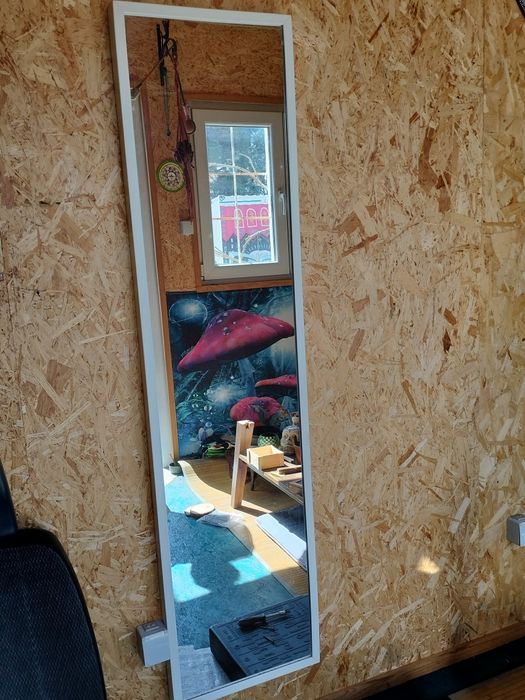 Espelho com moldura 160x45cm