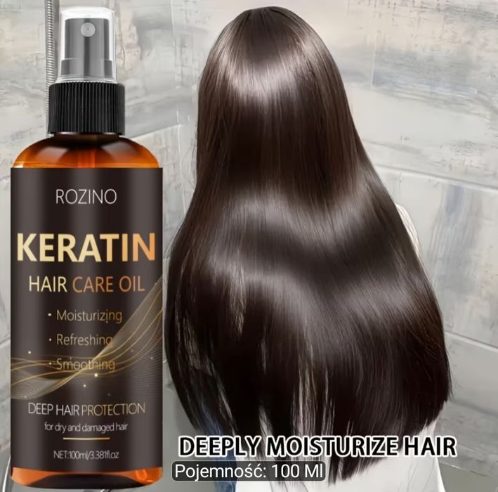 Keratyna do włosów w płynie, 100 ml.