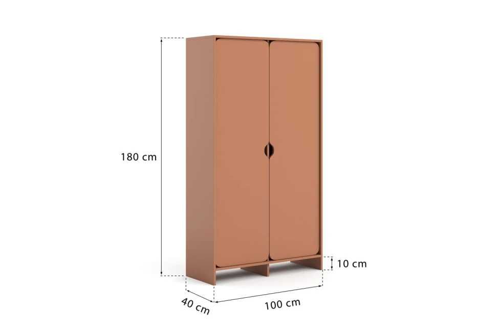 Niko szafa dwudrzwiowa CEGŁA MYBED -60% OUTLET
