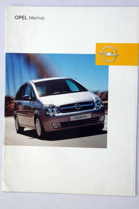 OPEL Meriva A - katalog, prospekt