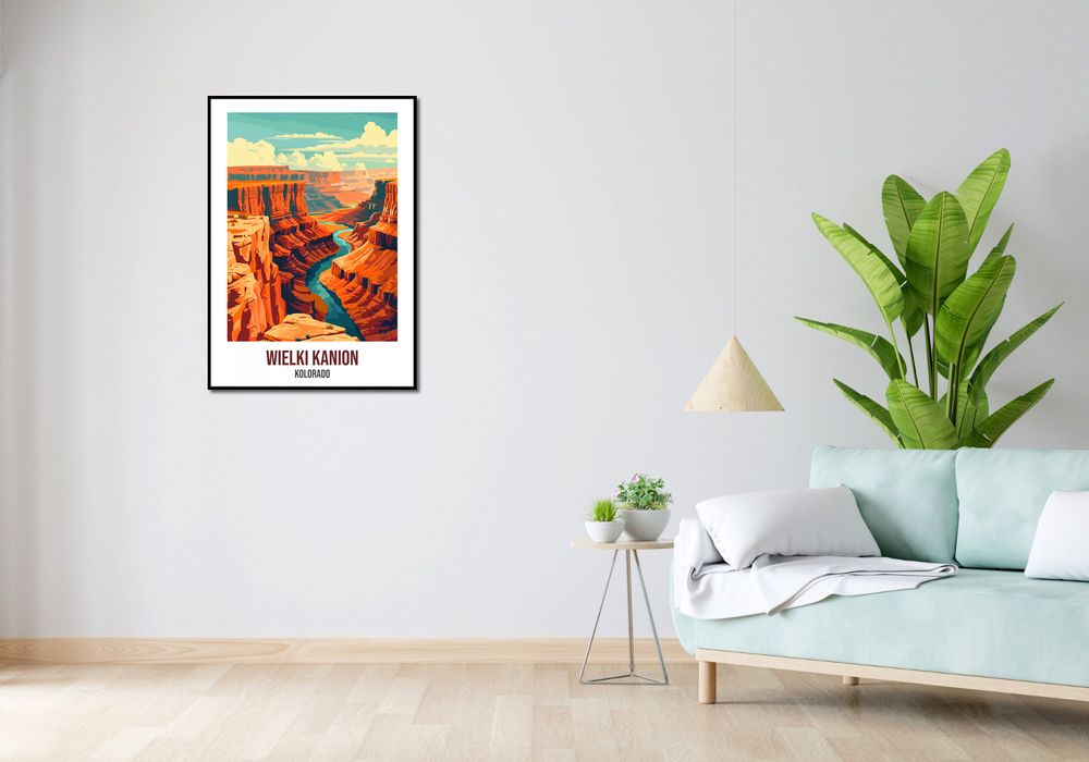 Plakat 64x90cm Wielki Kanion