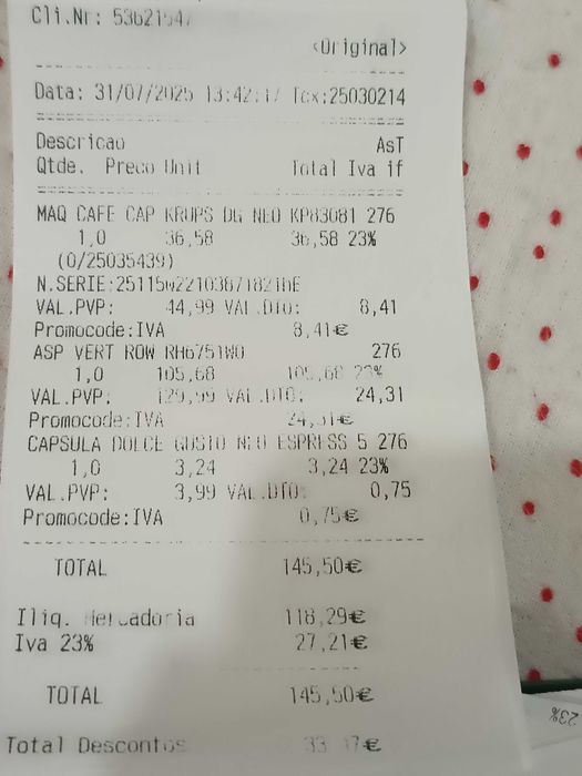 Maquina café Neo Dolce Gusto