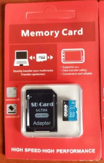 Карта micro sd на 32 GB + Adapter