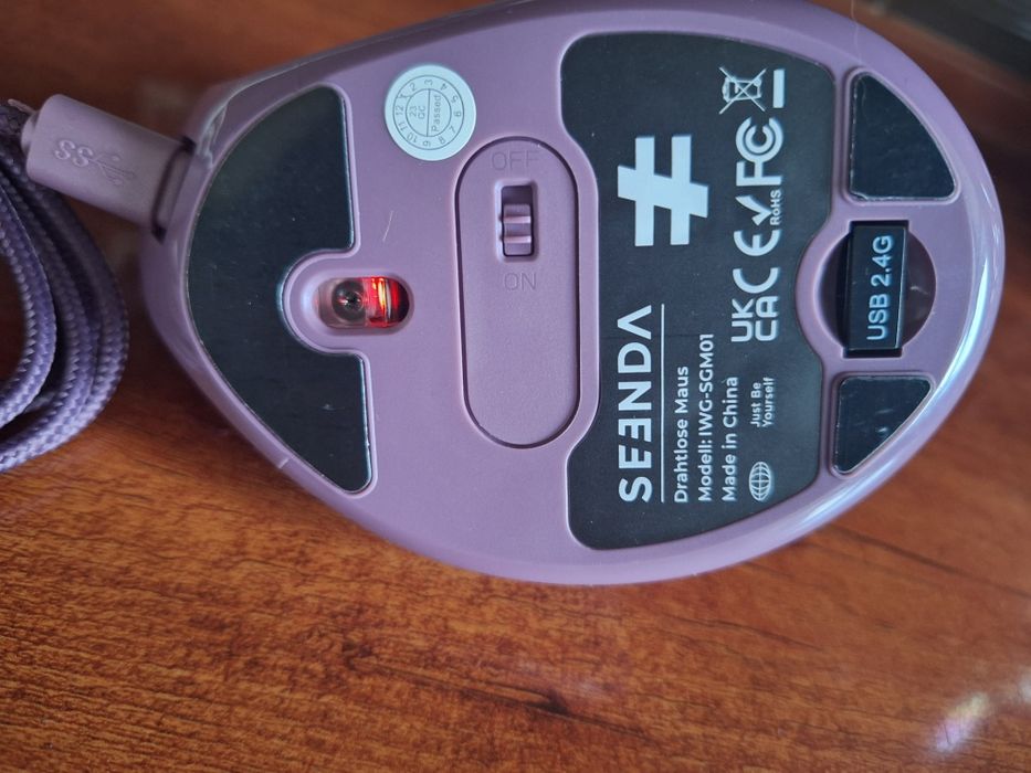 Nowa ergonomiczna wertykalna mysz MBD9