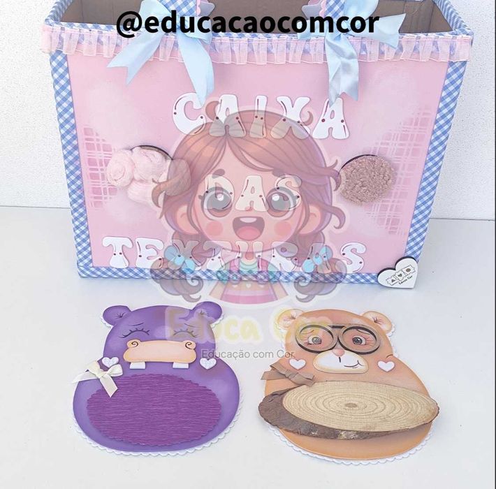 Caixa das texturas e Mini caixa das texturas