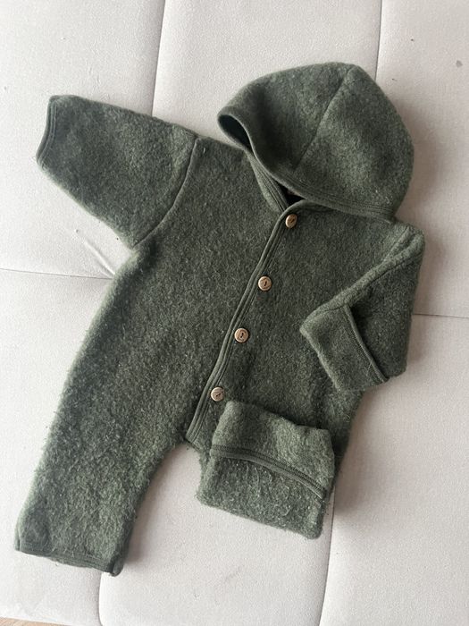 Wełniany kombinezon Engel 50/56 merino wyprawka