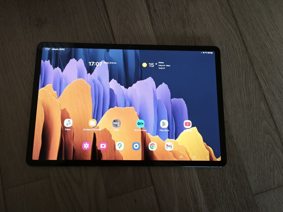 Galaxy tab S7 plus 12.4 pol. c Pen e capa